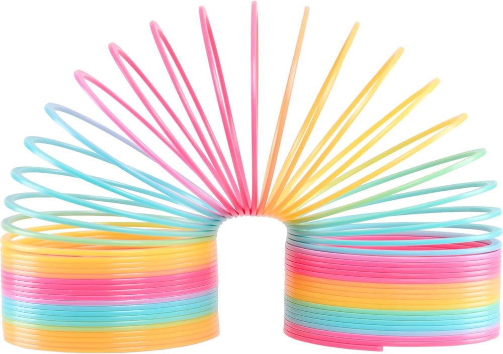 Plastic & Rainbow Slinky