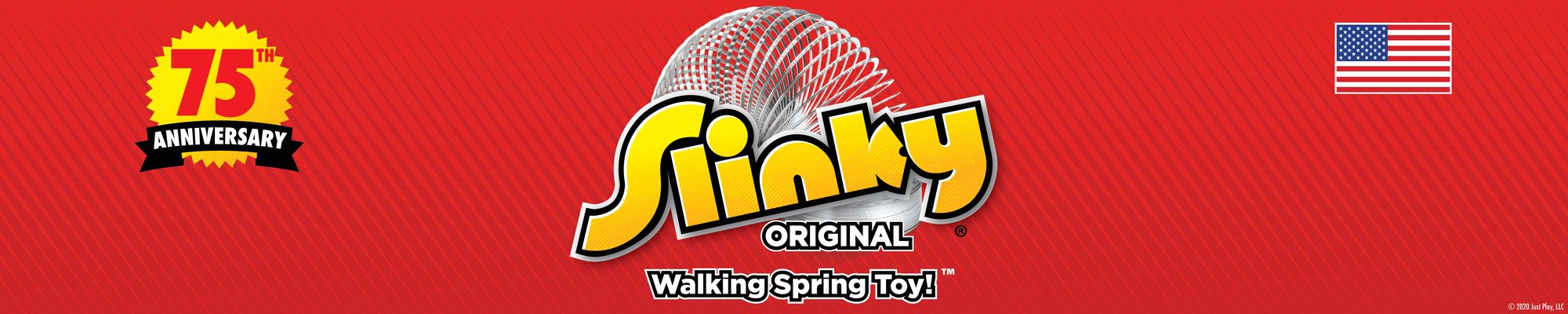 Slinky Original walking spring toy, 75th anniversary